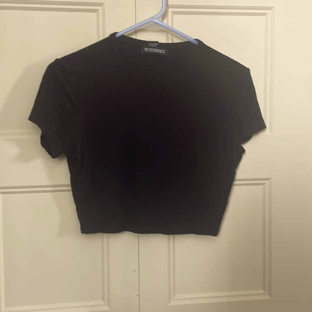 Crop top noir 
Xs femme